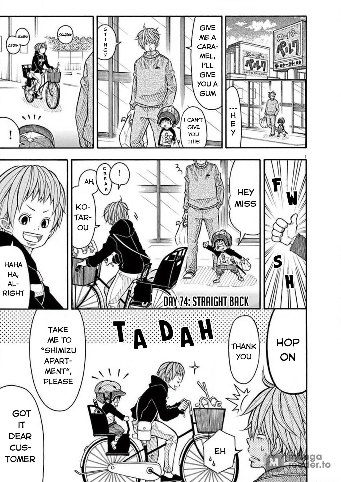 Kotaro Lives Alone, Chapter 74 image 01